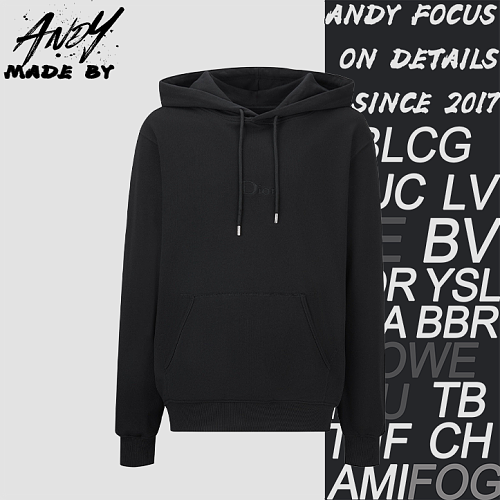Dior Logo Embroidered Hoodie