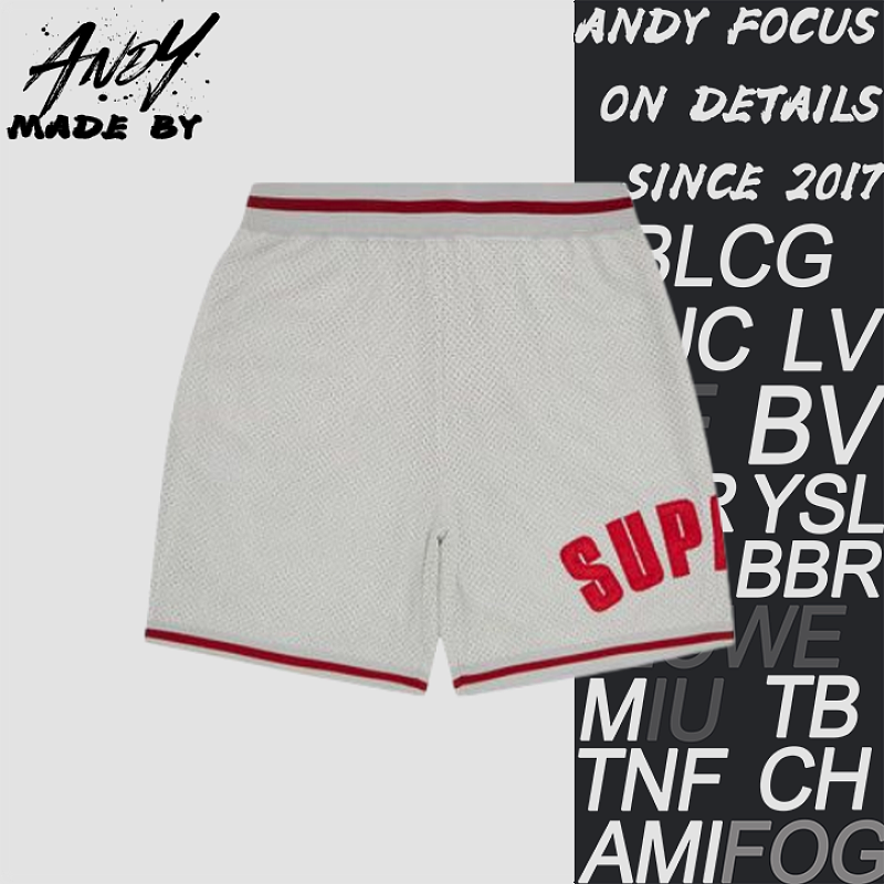Supreme Sup Suede Mesh Shorts