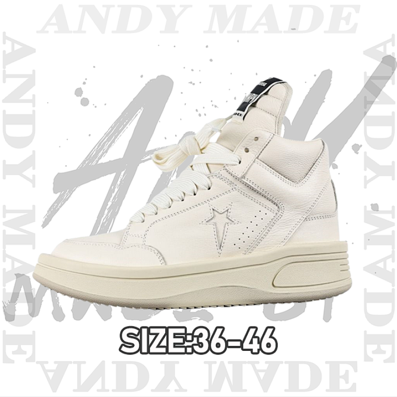 Rick Owens R Ickowens X C Onverse High-top Platform Sneakers