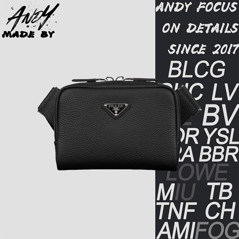Prada P Ada Triangle Micro Logo Shoulder Bag