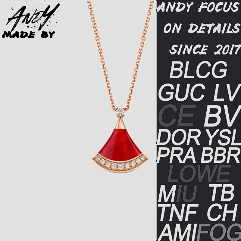 B Small Size With Diamond Dress Necklace Red Rose GoldItem ID