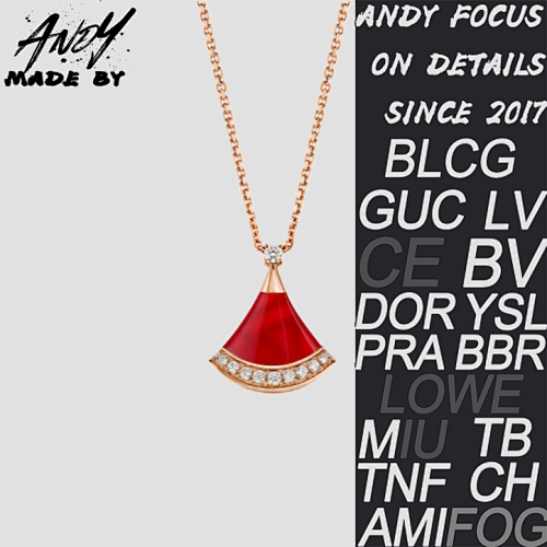 B Small Size With Diamond Dress Necklace Red Rose GoldItem ID