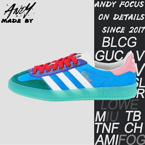 Gucci G Ucci X Adidas Color Blocked Training Series Board Shoes