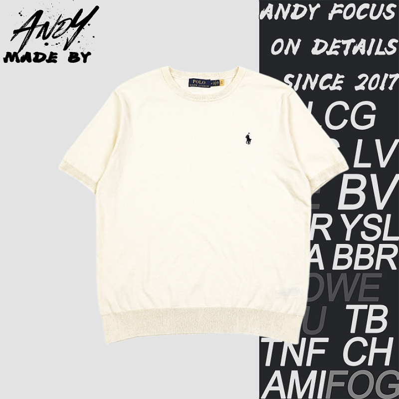 N4 Pony Plain Jacquard Short Sleeve - Off White