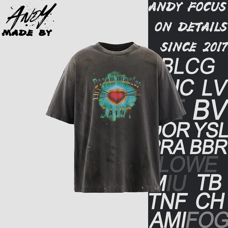 Crossheart Sword Print T-Shirt