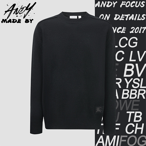 Burberry Equestrian Jacquard Logo Knit Sweater