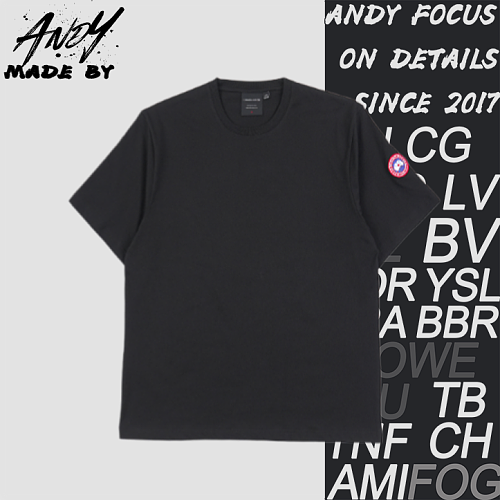 Canada Goose Logo Crew Neck Short Sleeve