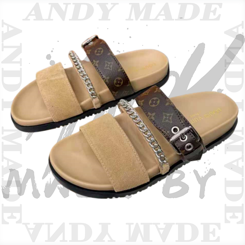Louis Vuitton Multi Colored Optional New SlippersItem ID