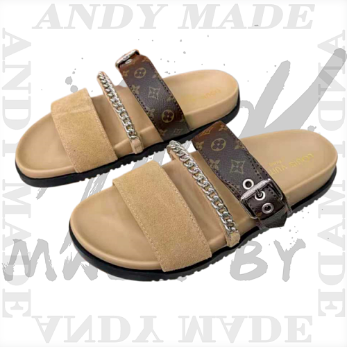 Louis Vuitton Multi Colored Optional New SlippersItem ID