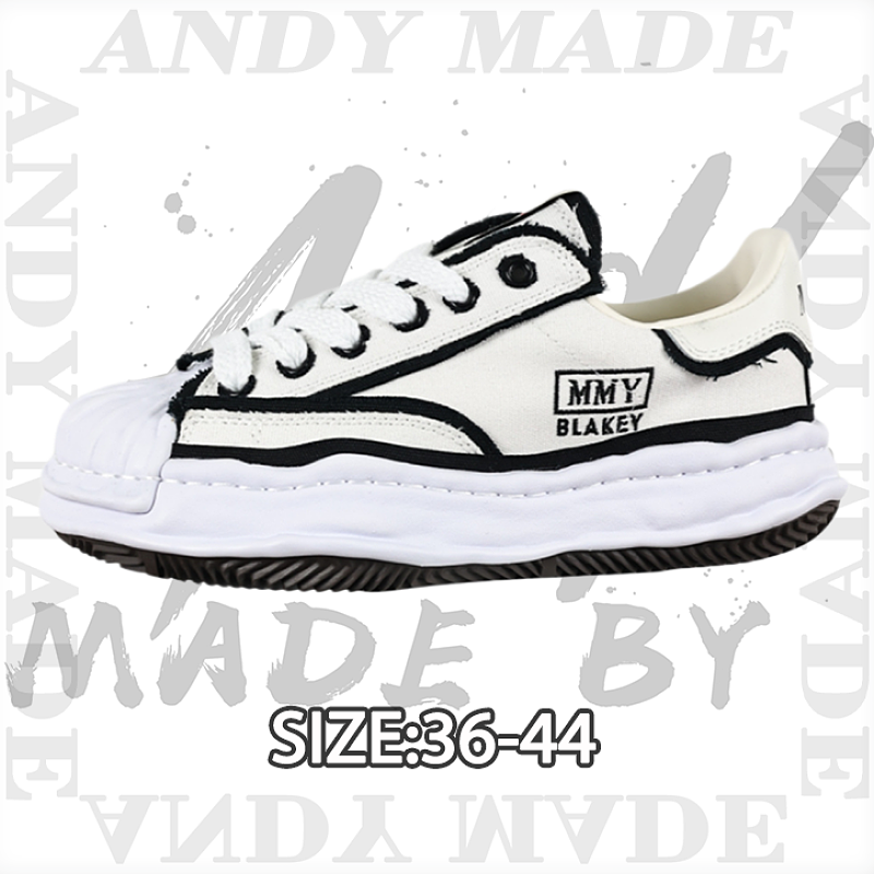 Shell-toe Canvas Sneakers With Fringed Edges White