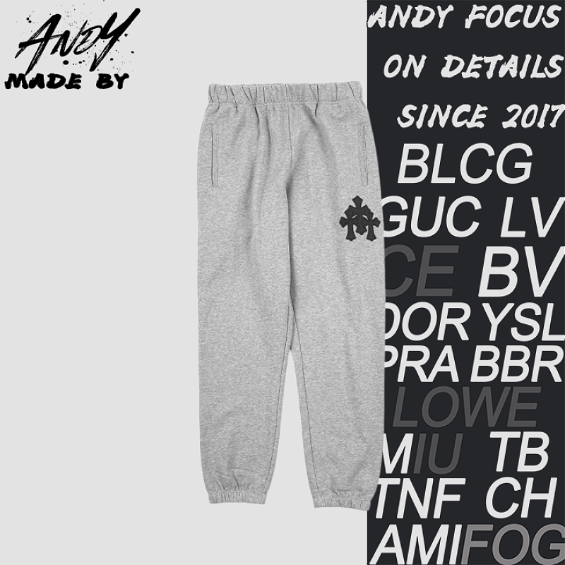 Black Thirty-cross Patch Tapered Pants