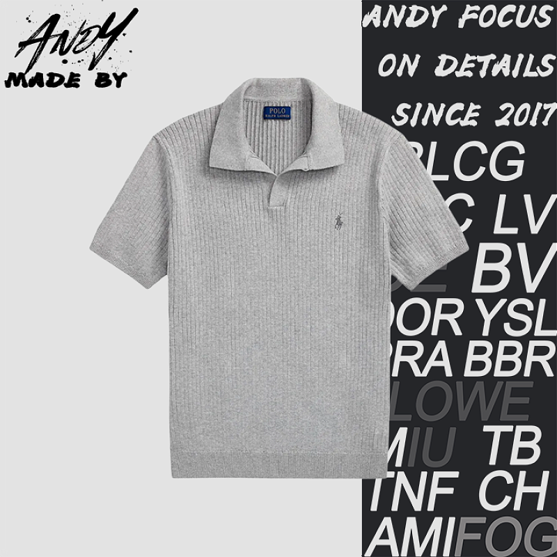 Polo Striped Knitted Polo Shirt