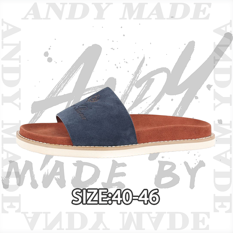 Flip-flops Dark Blue Brown