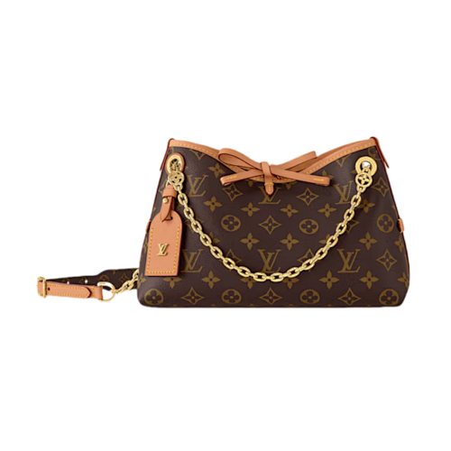 L V Old Flower Shoulder Bag