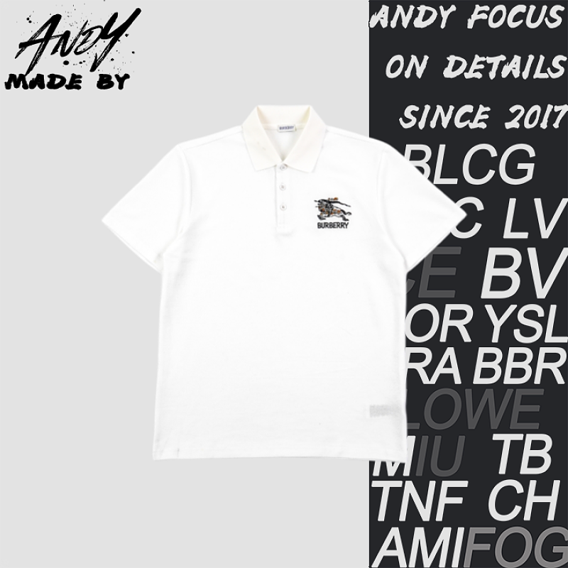 BbrChain-patterned Polo Shirt With Horse Riding Motif