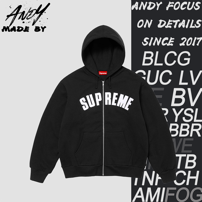 Supreme Waffle Fleece Hoodie