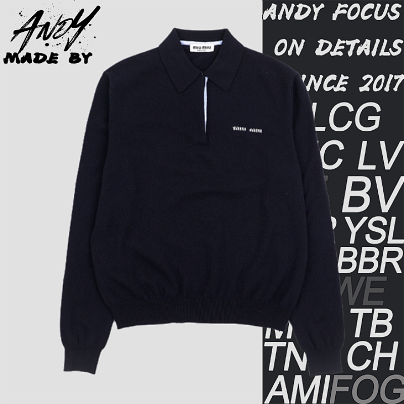 Striped Polo Sweater