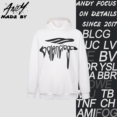 Hoodie With Distressed Printed Logo