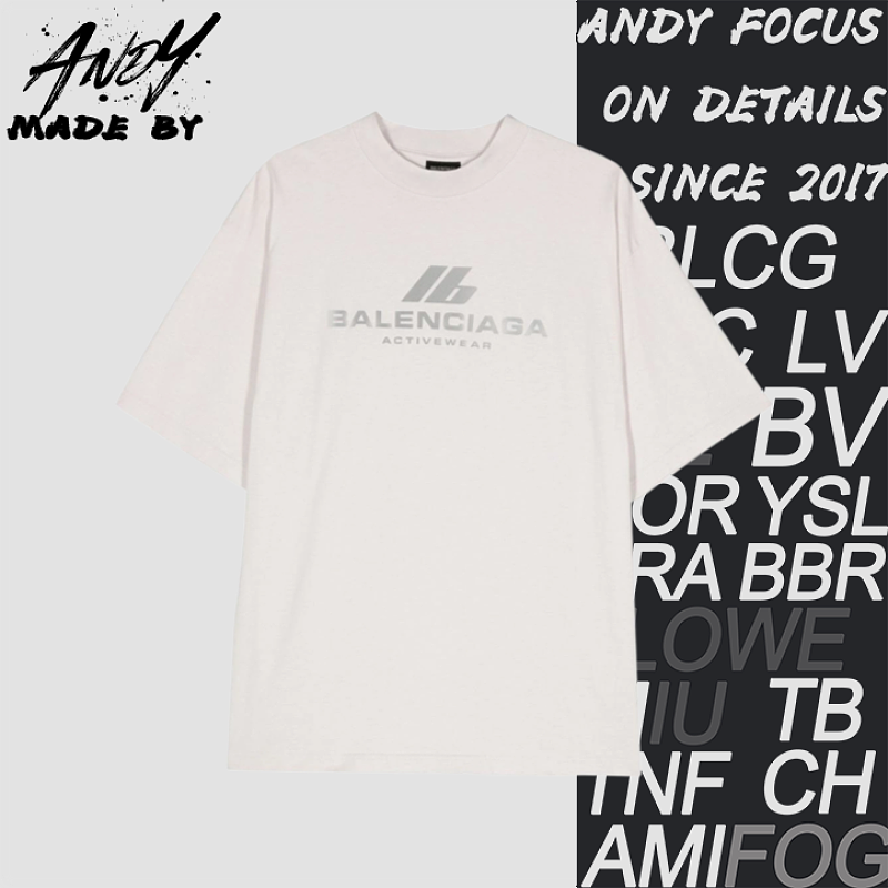 IB Lettering Silver Reflective Print Short-Sleeve T-Shirt
