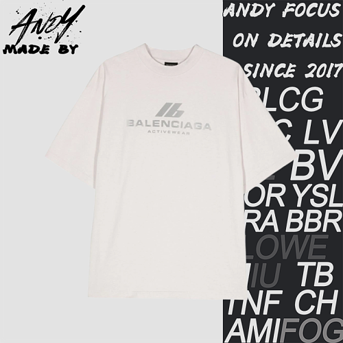 IB Lettering Silver Reflective Print Short-Sleeve T-Shirt
