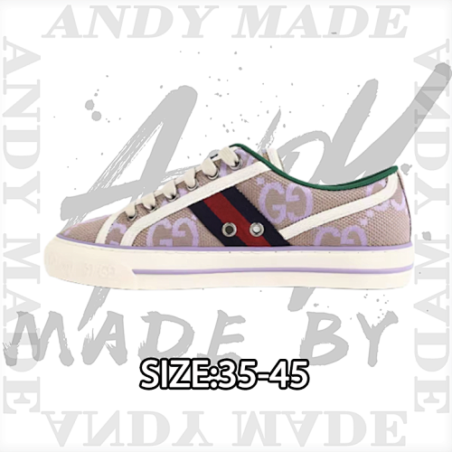 Tennis Print Sneaker Gucci Canvas Shoes Series Full Gif