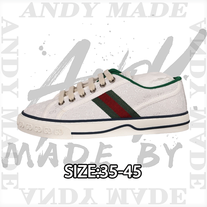 Tennis Print Sneaker Gucci Canvas Shoes Series Full Gif