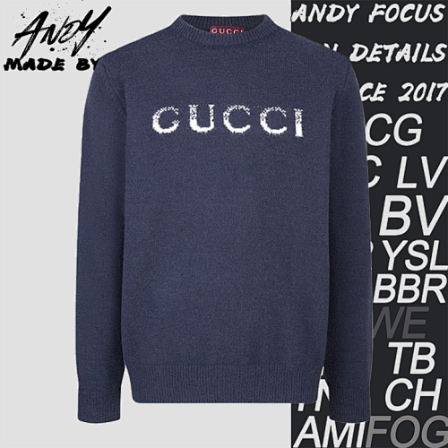 Gucci Dissipated Logo Wool SweatshirtItem ID