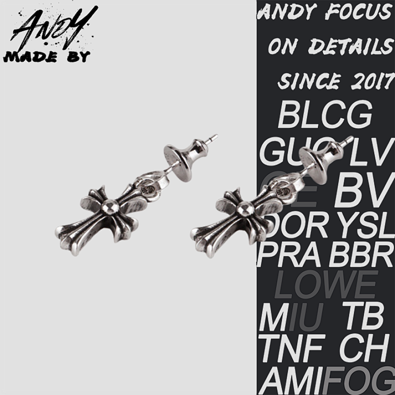 Letter Cross Earrings