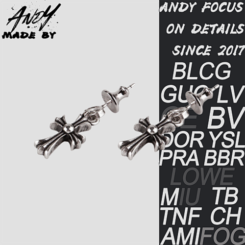 Letter Cross Earrings