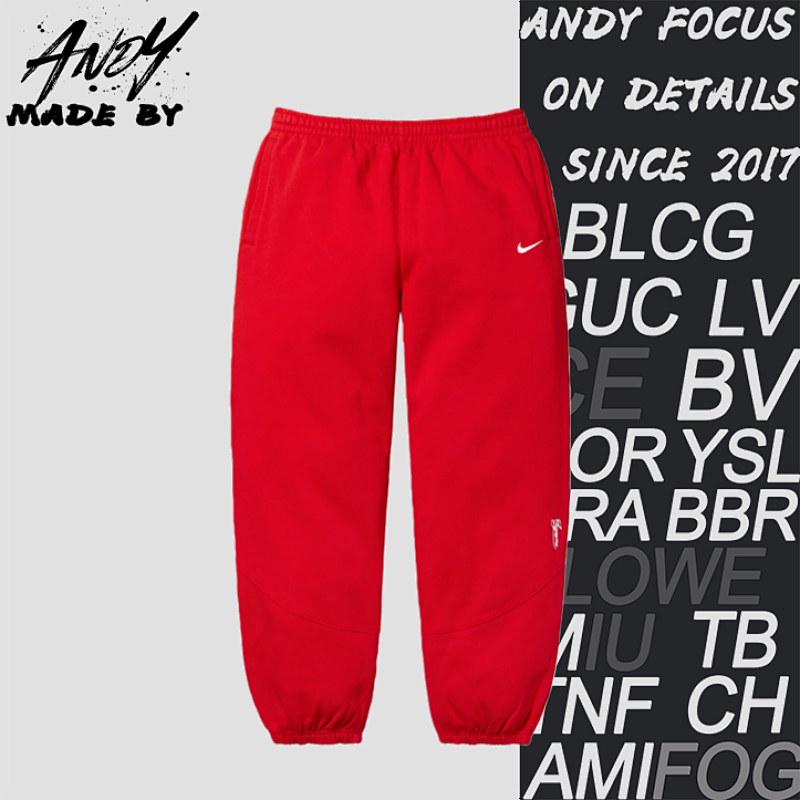 Supreme Sup Nk Collaboration Embroidered Swoosh Pants