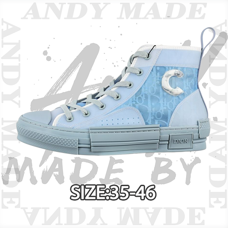League Series High-Top Haze Blue Cloud C Letter Limited Edition