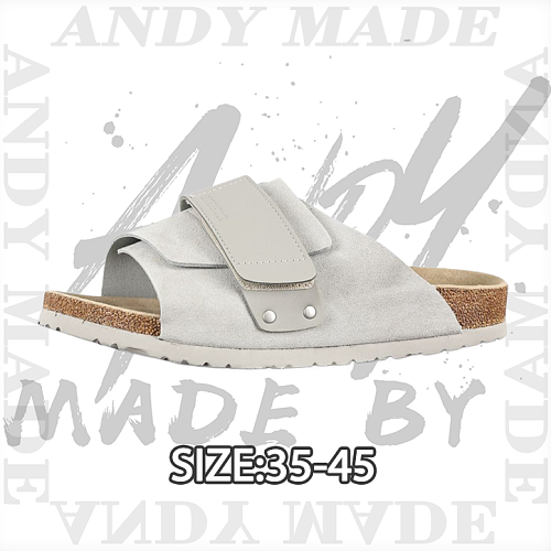 Birkenstock Velcro Half Slippers Gray