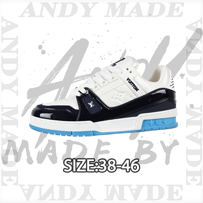 Louis Vuitton L V Trainer Skateboard Shoes New Colorway
