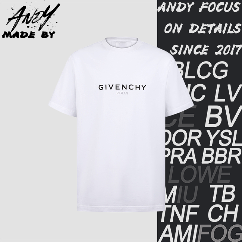 Givenchy Double-Layer Logo Print Short-Sleeve T-Shirt