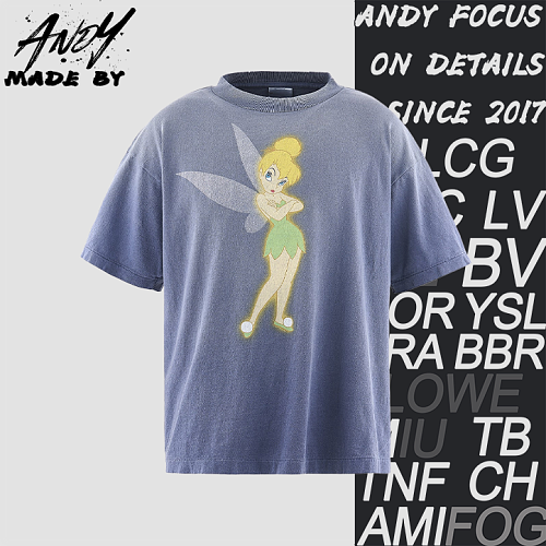 Tinker Bell Print Short-Sleeve T-Shirt