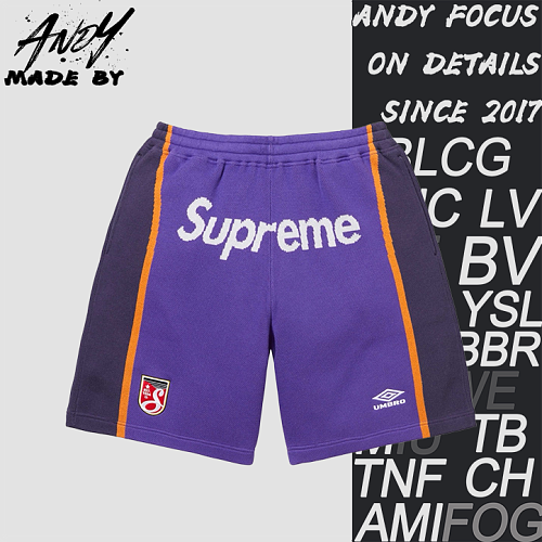 Supreme Patchwork Knit American Football Shorts