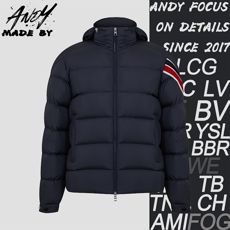 M Incler 24-sleeve Tricolor Webbing Down Jacket