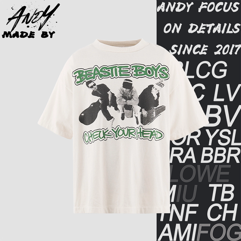 Hip-hop Crew Printed T-shirt