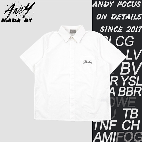 Pocket D Signature Embroidered Short-Sleeve Shirt