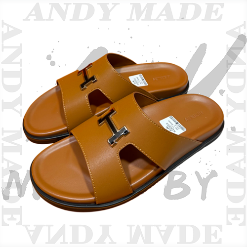 Hermès Oran Cowhide H-shaped SlippersItem ID
