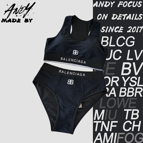 Balenciaga Bikini Split Swimsuit