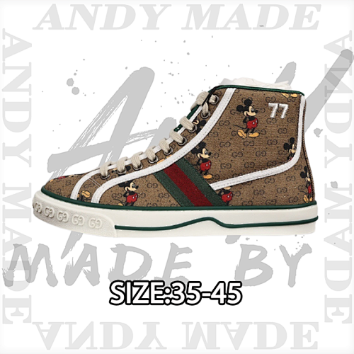 Gucci Tennis Print Sneaker Canvas Shoes Series Full Gif