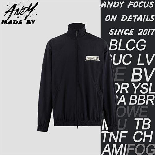 Cotton Blend Long-Sleeve Plastisol Printed Jacket