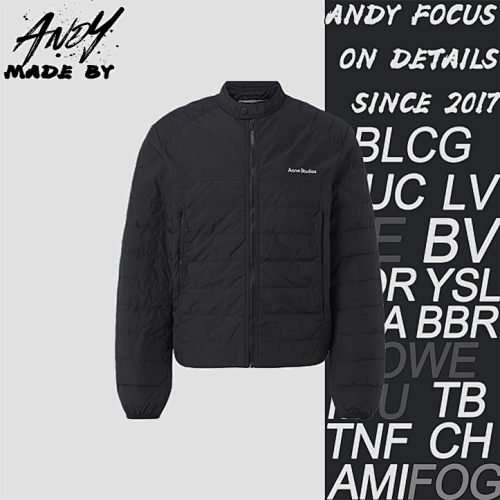 Moncler Ac Embroidered Rib Down Jacket