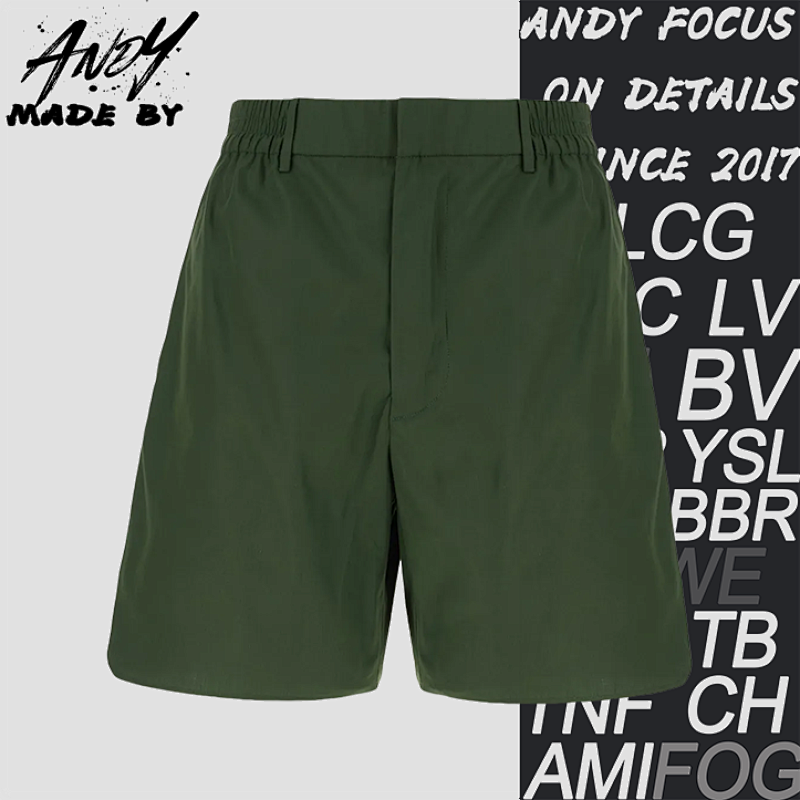 Back Pocket Embroidered Shorts