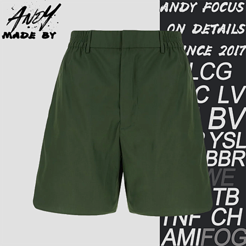 Back Pocket Embroidered Shorts