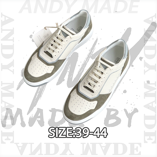 Brunello Cucinelli Men's New Spring Summer Color-Block Sneakers. These Low-profile Sneaker