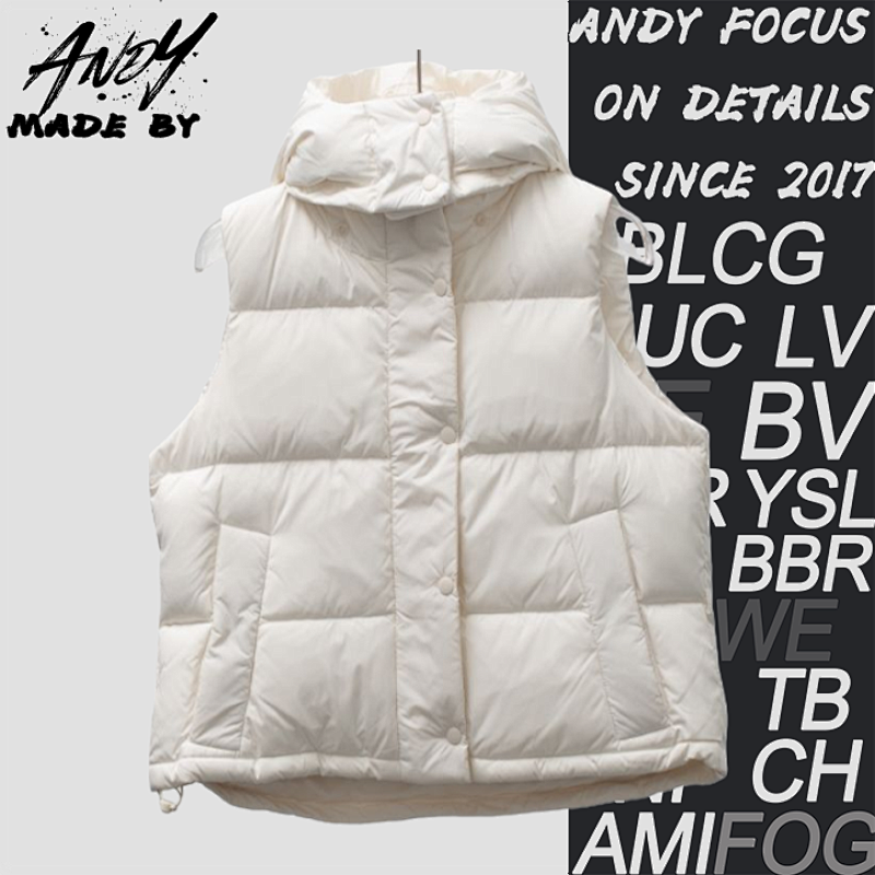 Puff Pastry Four-Patch Hooded Vest