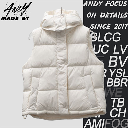 Puff Pastry Four-Patch Hooded Vest