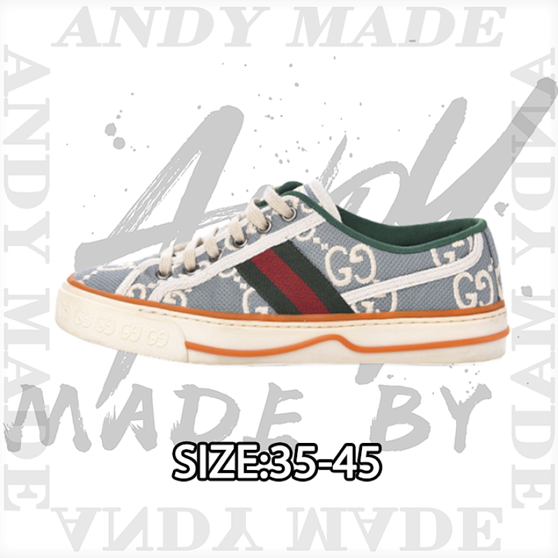 Tennis Print Sneaker Gucci Canvas Shoes Series Full Gif
